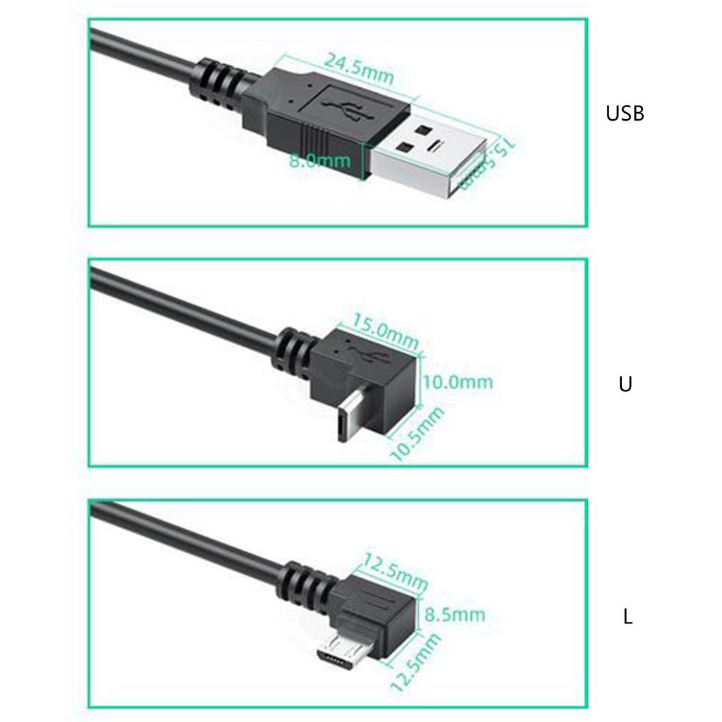 Адаптер-кабель USB 2.0 (папа) на Micro USB (папа) Линия передачи данных Скорость передачи USB 2.0 для ночных светильников Компьютера