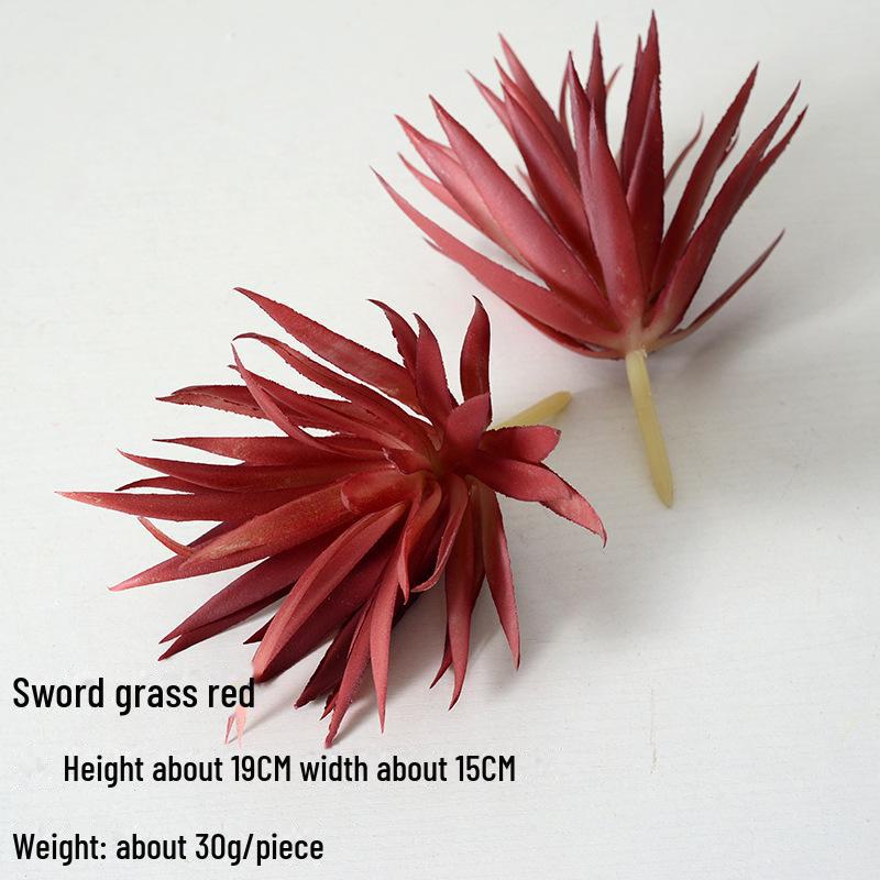 Mini Flocking Artificial Succulent Bonsai for DIY Wall Decor