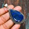 Lapis Lazuli, Gemstone Handmade Solid 925 Sterling Silver Jewelry Pendant For Thanksgiving