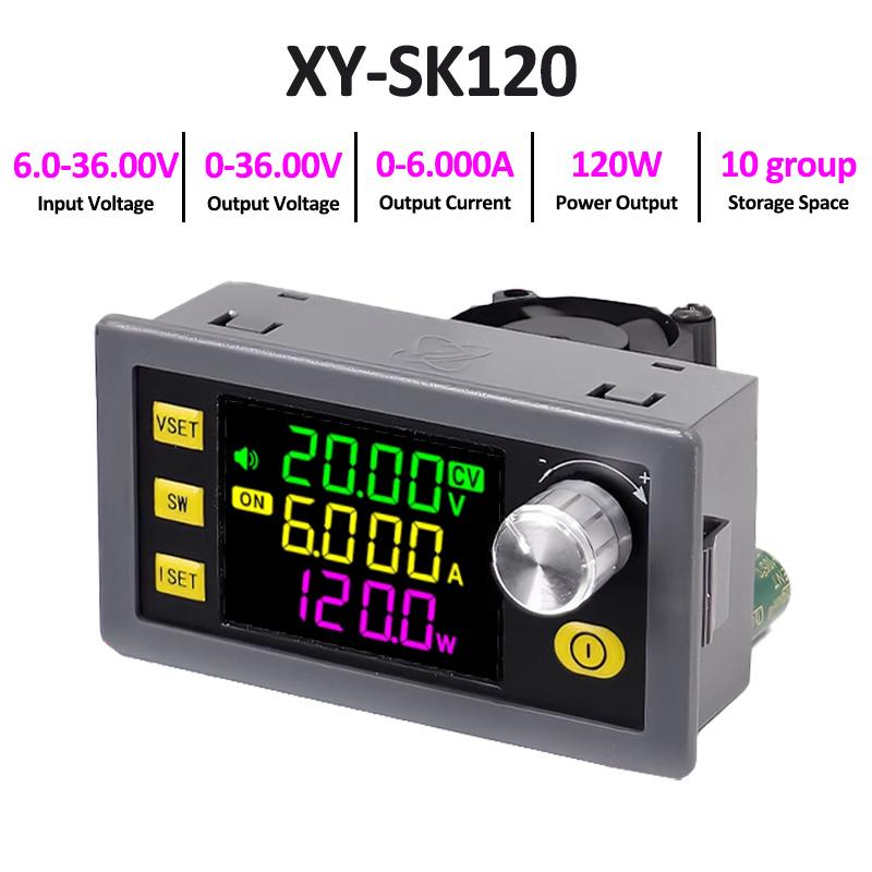 DC DC Buck Boost Converter 0-36V 5A/6A 60W/120W Power Module Регулируемый стабилизатор напряжения Регулируемый лабораторный источник питания