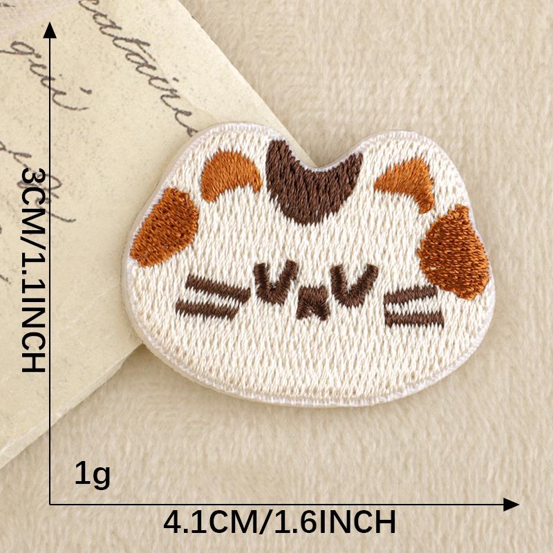 Корея Нашивка Мультяшное Животное Вышивка Самоклеящийся Патч для DIY Одежды и Аксессуаров