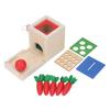 Деревянные игрушки Монтессо 4 в 1 Деревянные развивающие игрушки Монтессо Включает коробку постоянства объекта