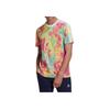 Adidas Originals Trefoil Embroidered Logo Tie-Dye Sports Crew Neck Short Sleeve T-Shirt Men Tops Multicolor GN2105