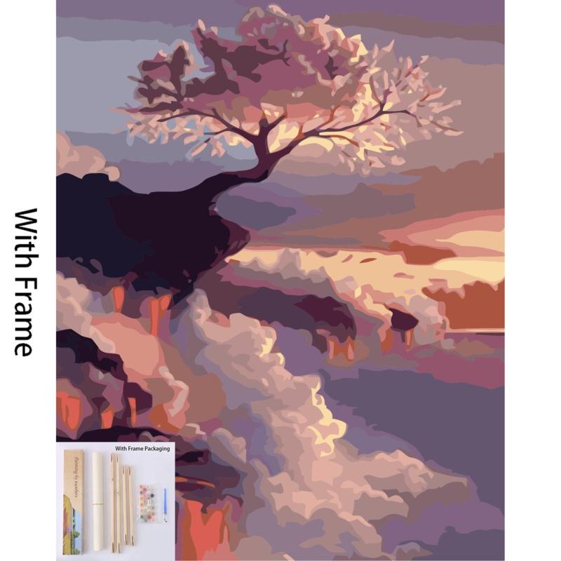 Изысканный набор для рисования по номерам своими руками для детей и взрослых с экологически чистыми акриловыми красками