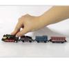 Gift Toys Vehicles Non Remote Control Pull Back Car Train Model Toy Retro Steam Train Train Toys
