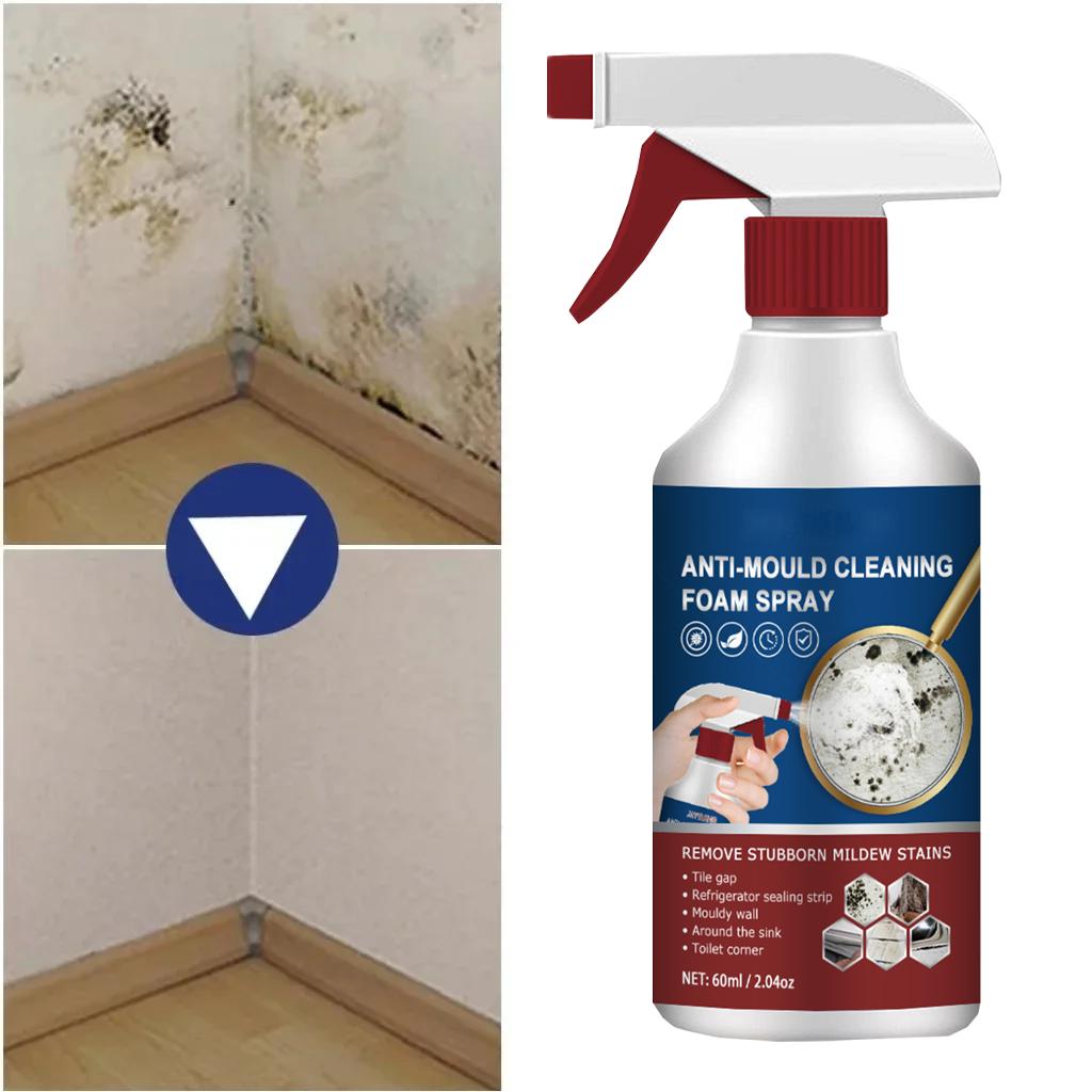 Спрей для удаления плесени, предотвращение появления грибка на мебели, плитке, стенах, удаление пятен, удаление накипи в раковине, антибактериальное чистящее средство для ванной комнаты от плесени