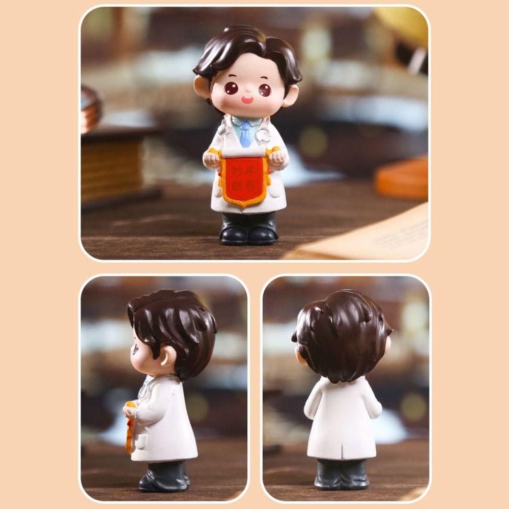 DlY Доктор Гаражный Набор Мультяшный Доктор Медсестра Модель Статуэтка Изысканные Медсестра Торт Украшения Домашний Декор