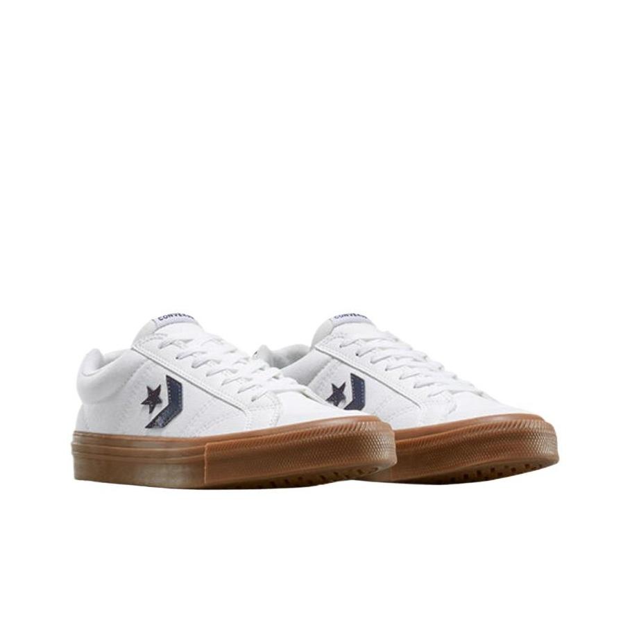 Converse Спортивные Повседневные Белые Темно-синие Резиновые Унисекс Кроссовки A13493C