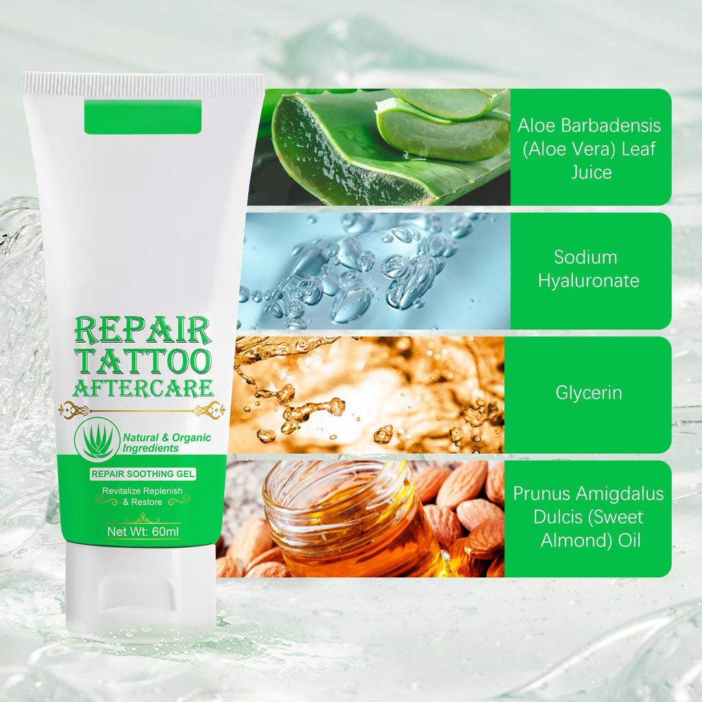 Успокаивающий гель для ухода за телом, увлажняющий, освежающий, охлаждающий, успокаивающий уход за телом с алоэ, уменьшающий раздражение, бальзам для тела, 60 мл