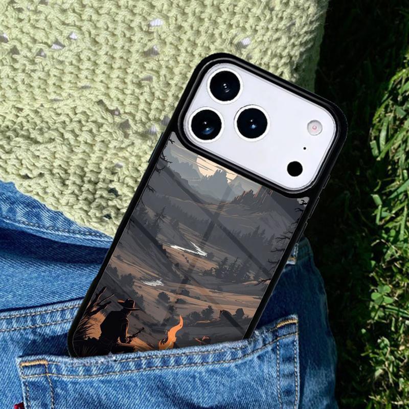 Кемпинг Природа Горы мягкий Чехол для телефона для IPhone 11 12 13 14 15 16e 17 Pro Max Чехол для IPhone 17 Air