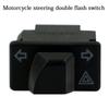1Pcs Motorcycle Turn Light Signal Steering Double Flash Switch With Emergency Button
