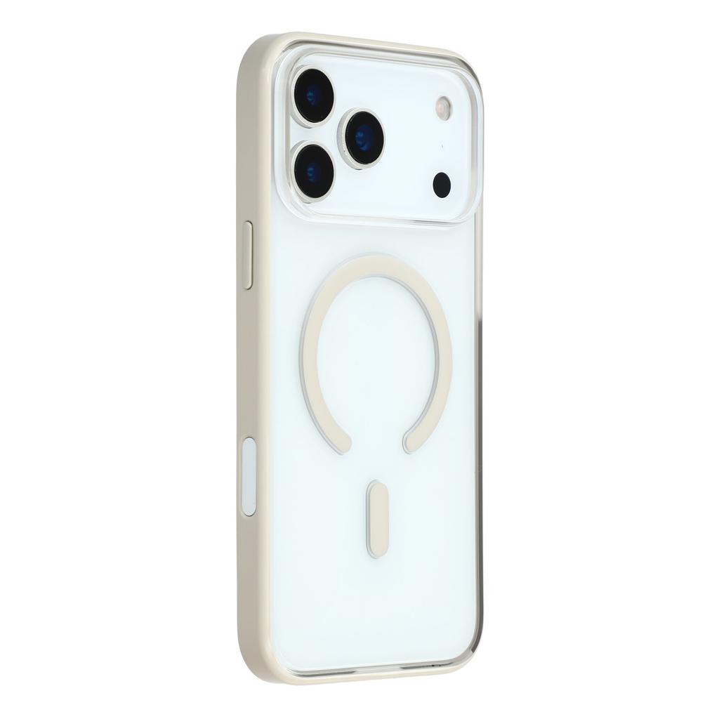 MUTURAL For iPhone 17 Pro Max Case Compatible with MagSafe Translucent PC+TPU Phone Cover
