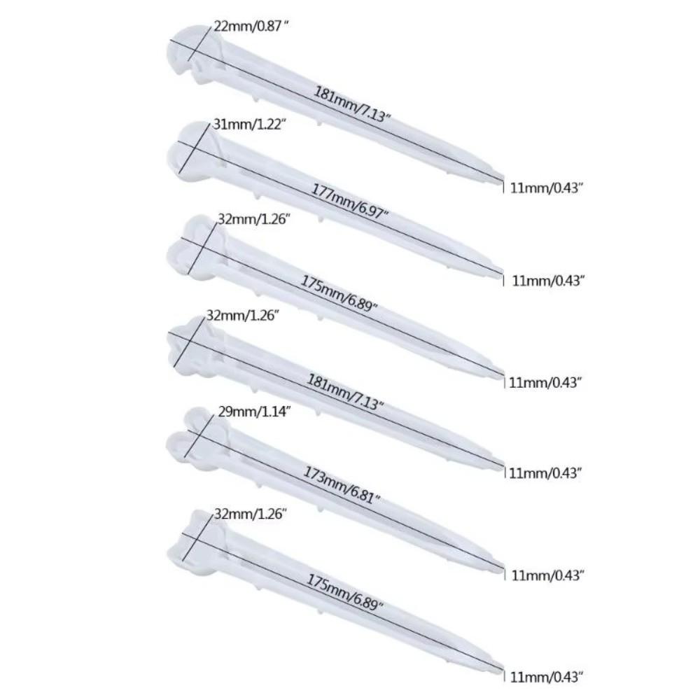 Flexible DIY Pen Molds Reusable Resin Pen Mold Set New Resin Pen Molds For Jewelry Making