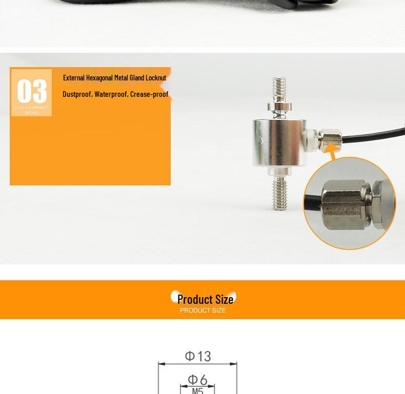 Shunqiang High Precision Load Cell Tension/Compression Weighing Sensor Module & Transmitter