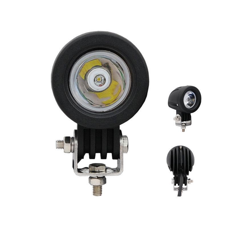 10 Вт 2-дюймовый круглый автомобильный прожектор: Светодиодные фары на крышу, дневные ходовые огни, фонари заднего хода и противотуманные фары для грузовиков