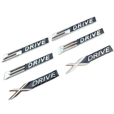 3D Металлические Буквы XDRIVE SDRIVE EDRIVE Наклейка-Значок на Задний Багажник Крыло Автомобиля