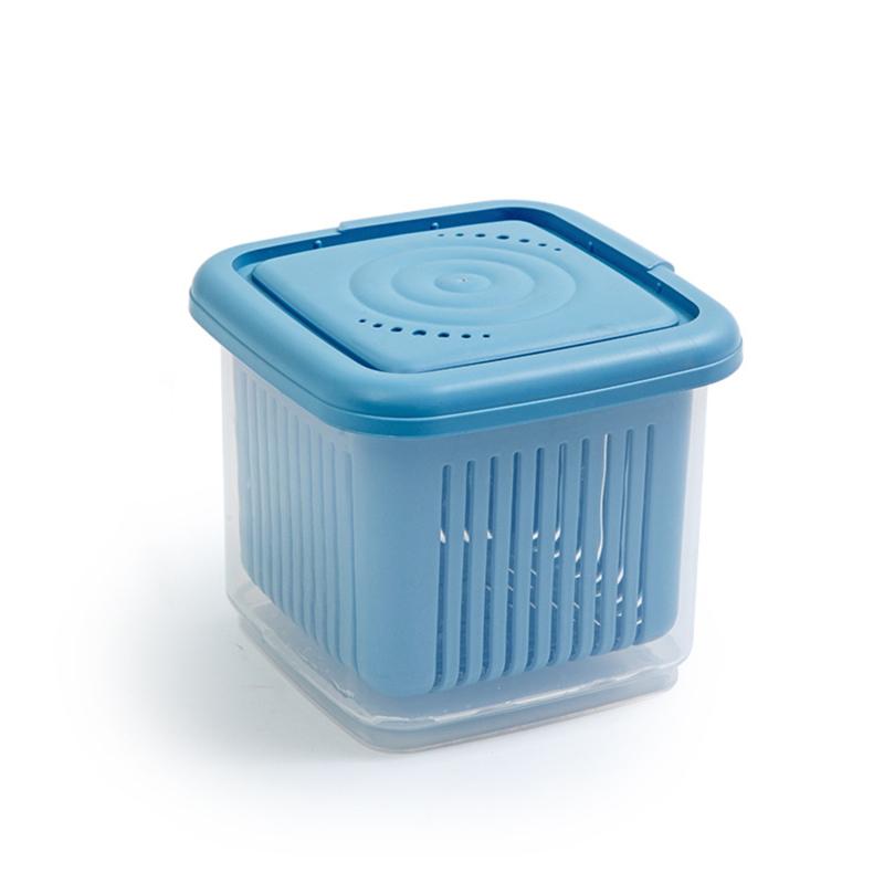 260 мл/660 мл кухонная прозрачная коробка для консервации овощей и фруктов имбиря чеснока лука съемные герметичные коробки для дренажа