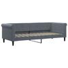 Vidaxl Sofa Z Materacem Do Spania, Ciemnoszara, 80X200 Cm, Aksamit