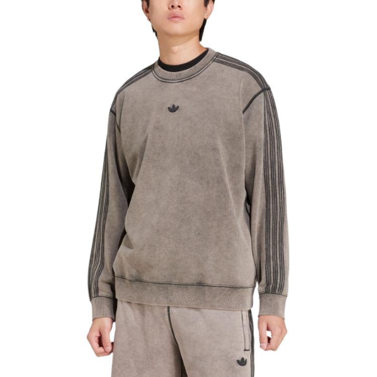 adidas Свитшот с круглым вырезом Premium Essentials, ретро-стиль, стирка JD0246