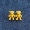 5 Pair Bear Shape Adjustable Jeans Button No-Sew Extenders Replacement Jeans Button Pins Removable Waistband Cinching