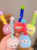 1/5 Pcs Fashion Cute Plush Big Eyed Monster Barrettes Hair Clips For Women Girls Party Hair Accessories