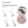 Premade Lash Extensions Fans Long Stems 3D Russian Volume Premium Mink Eyelashes Makeup Cilios