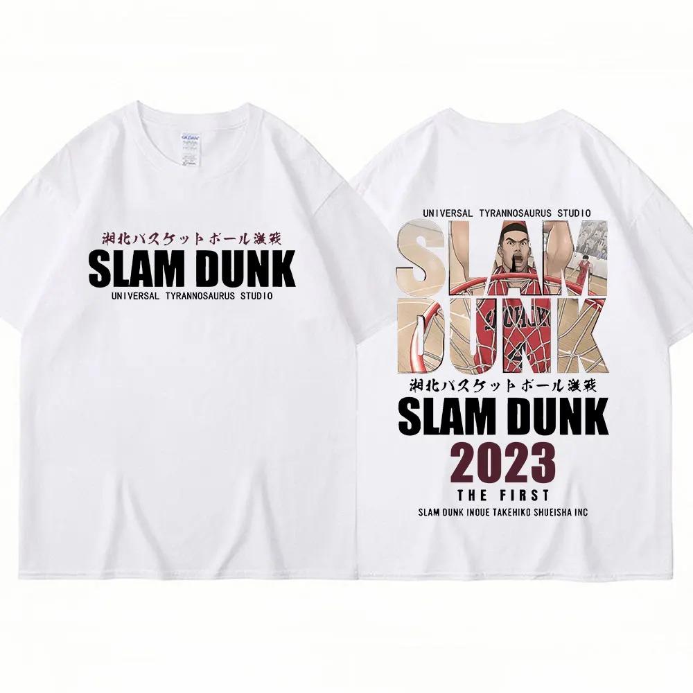 Новая футболка Футболка Slam Dunk Футболка Аниме Ryota Miyagi Футболки унисекс Женская баскетбольная команда Короткий рукав Оверсайз Корейская уличная одежда