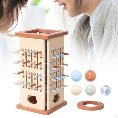 Деревянная настольная игра Разноцветные палочки Подарки на день рождения Тренировка баланса и терпения Раннее развитие