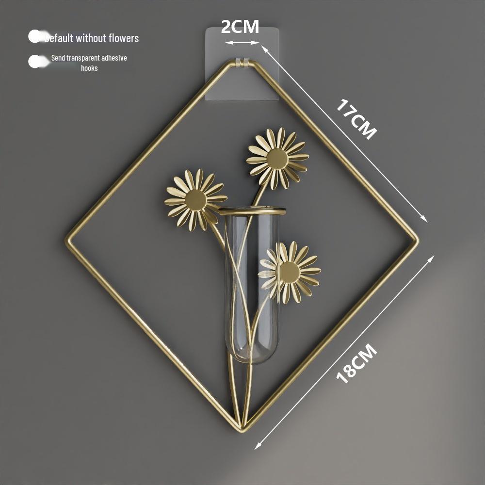 Настенная гидропонная ваза в скандинавском стиле люкс – Современный декор для гостиной без сверления