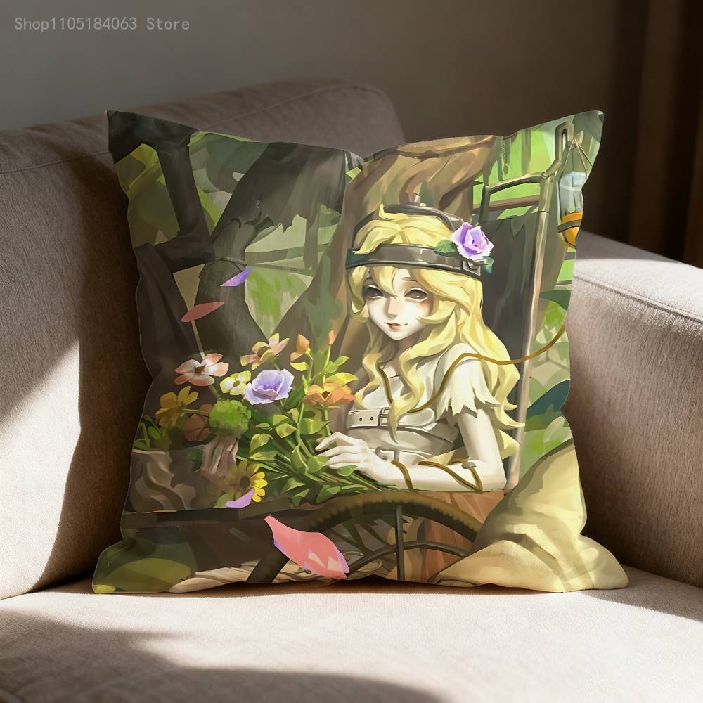 Чехол на подушку Identity V для 45x45см 55x55см 30x30см Квадратный Автомобильный Чехол Декор для Дома Спальни Подарок