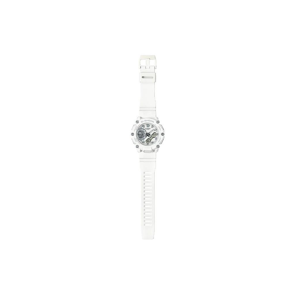 Casio G SHOCK 200м Водонепроницаемые Кварцевые Часы Ремешок из Смолы Женские Часы Белый Циферблат GMA-S2200M-7AJF