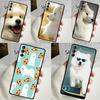 Samoyed Puppy Cover For Samsung Galaxy S23 S24 Ultra S8 S9 S10 S22 Plus Note 10 20 Ultra S20 S21 FE Case