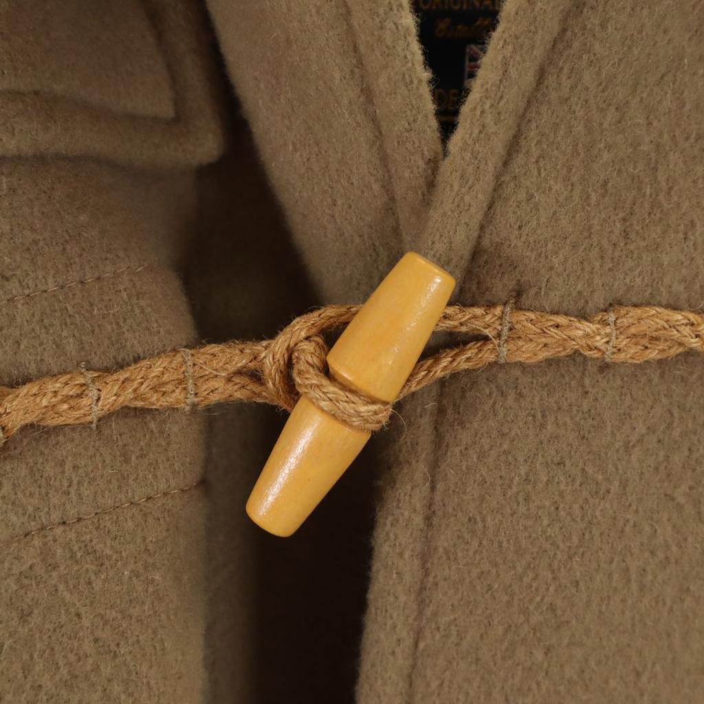 Gloverall Дафлкот из смесовой британской шерсти S бежевый Мужской Б/у