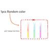1pc/3pcs Soul Color Ruler 15cm Transparent Gradient Colors Wave Liner Smooth Edges Plastic Straight Ruler for Student A3250