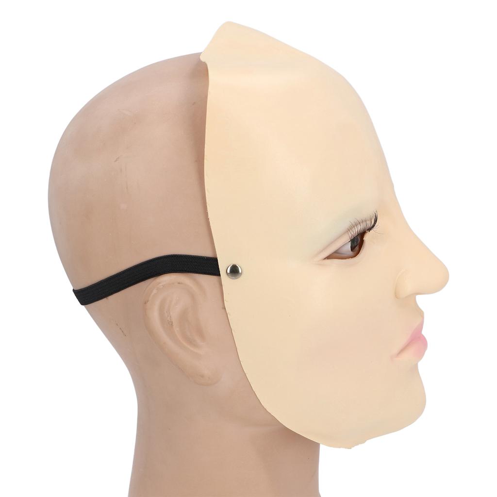 Латексная полумаска для лица, женская реалистичная синяя маска для век, латексная маска для лица, новинка для косплея