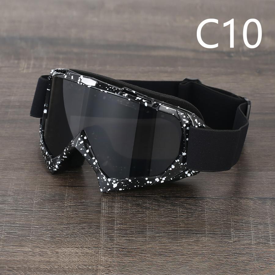 Очки для верховой езды Очки для езды по пересеченной местности Мотоциклетные очки Лыжные очки для защиты от ветра и песка