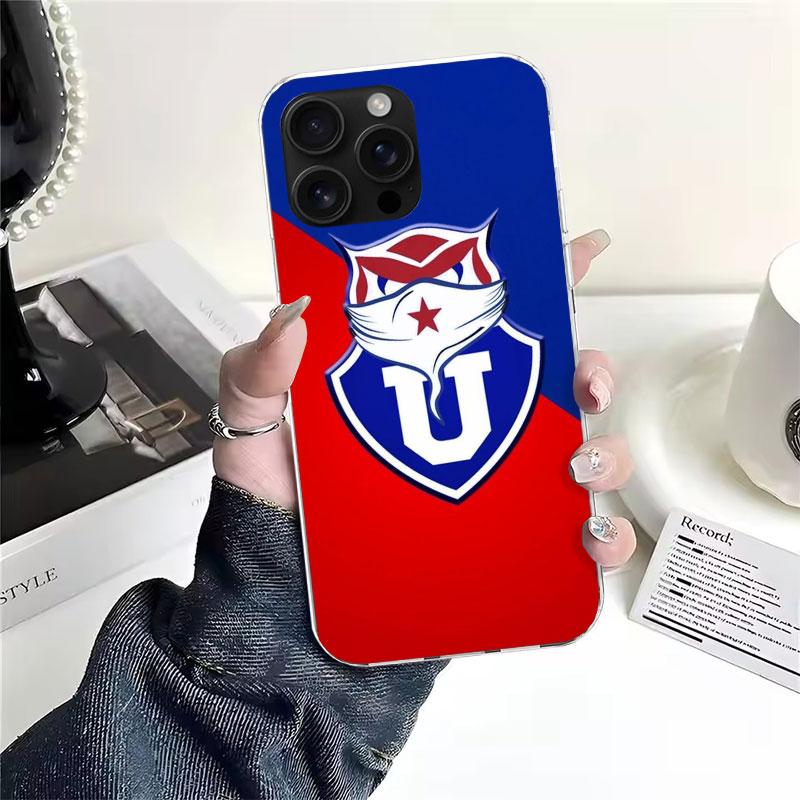 Логотип университета De Chile U для iPhone 17 Air 16 15 14 Plus 13 Mini 12 11 Pro Max Чехол для телефона 16E 7 Печать 8 SE Fundas Чехол Мягкий C