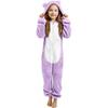 Children's Fashion Colour-Blocked Fleece-Lined Thickened -Eared Fleece Romper