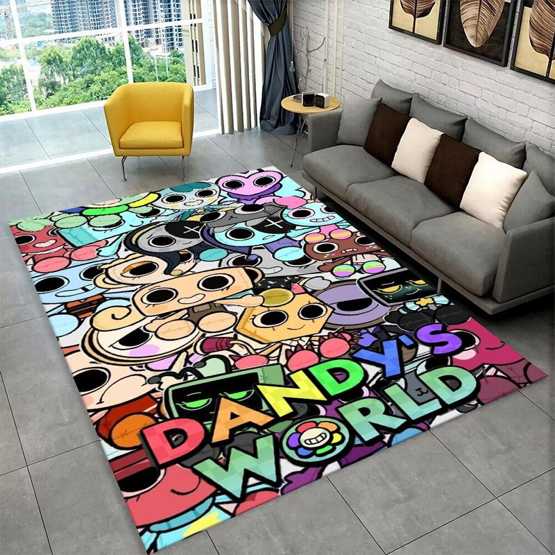 Игровой Коврик Dandy World Мультяшный Нескользящий Ковер для Гостиной, Спальни, Игровой Комнаты, Мягкий Ковер Напольный Коврик Домашний Декор Ковер Детская Комната