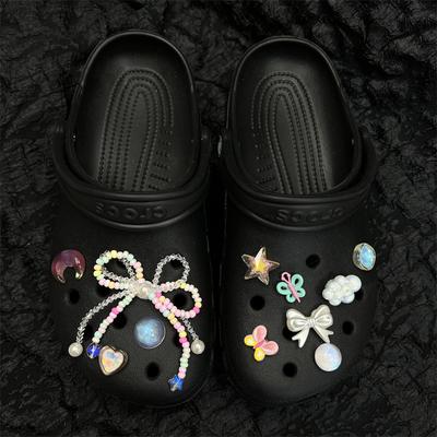 Украшение для обуви Crocs, Аксессуары для обуви «Сделай сам», Объемные цветы для обуви, Пряжки для обуви, Высококачественное ощущение, Креативный стиль, Материал смола