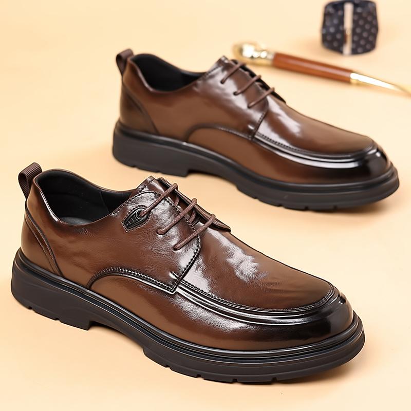 Модные повседневные кожаные мужские туфли деловая обувь элегантная мужская одежда джентльменская обувь для вечеринок новый стиль трендовые туфли оксфорды