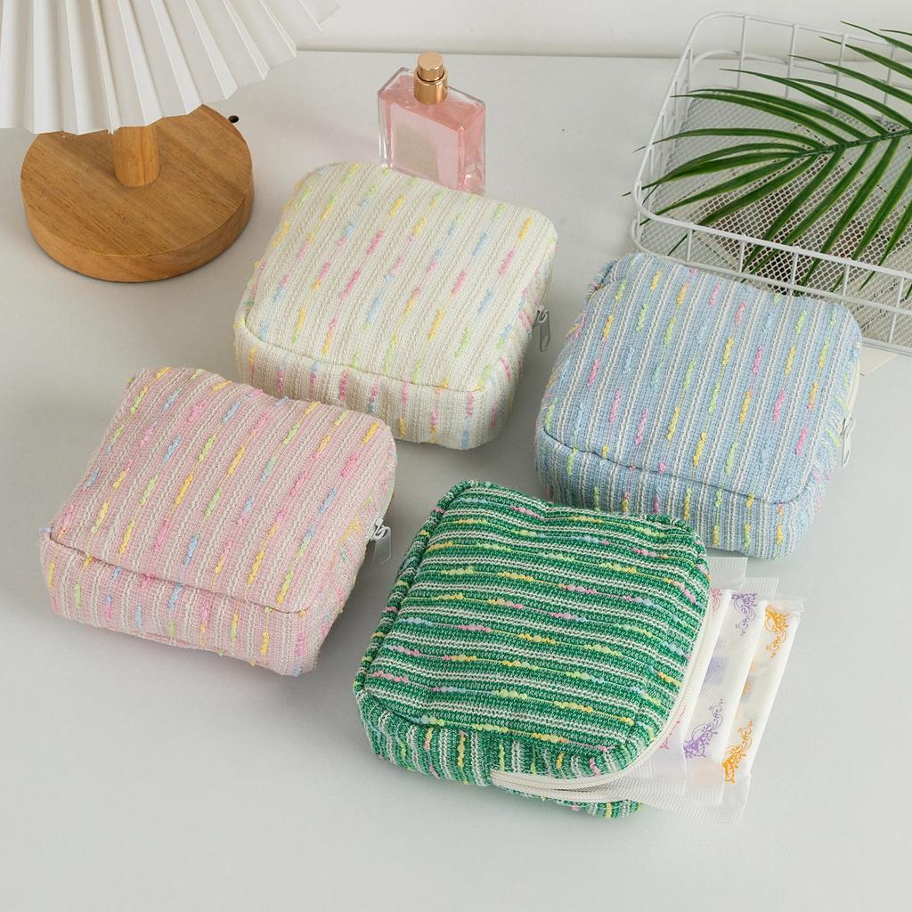 Multi Function Portable Sanitary Pad Storage Bag Tampon Pouch Napkin Cosmetic Bag Organizer Makeup Bag Girl Cute Coin Purse Bags
