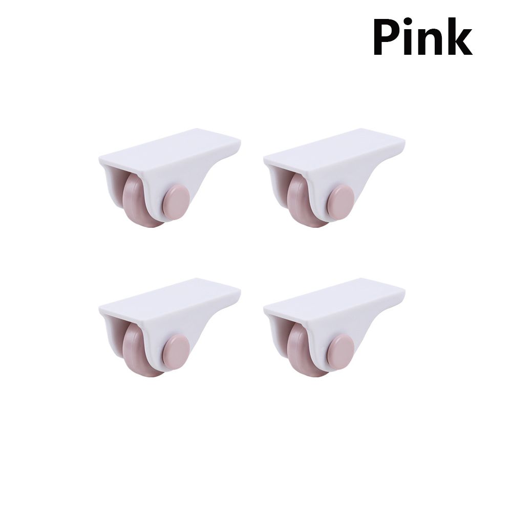 No Scratches Easy Move Trash Can Wheels Storage Box Casters Furniture Pulley Sliding Rollers