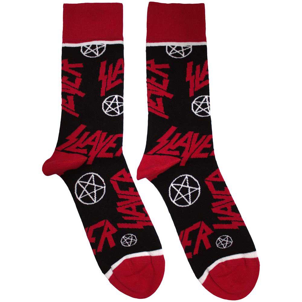 Slayer Unisex Adult Logo & Pentagram Ankle Socks