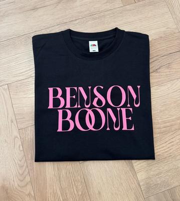 Футболка с логотипом Benson Boone - унисекс, оверсайз