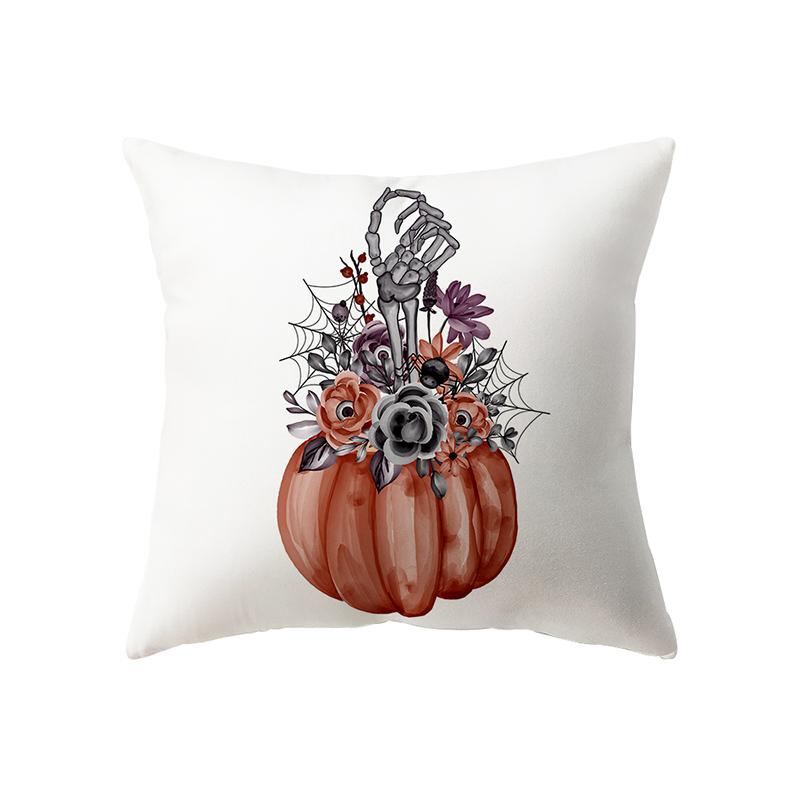 Тыквенный череп с принтом Хэллоуина, тема, наволочка, чехол для дивана, праздничный подарок, украшение для вечеринки, домашний декор