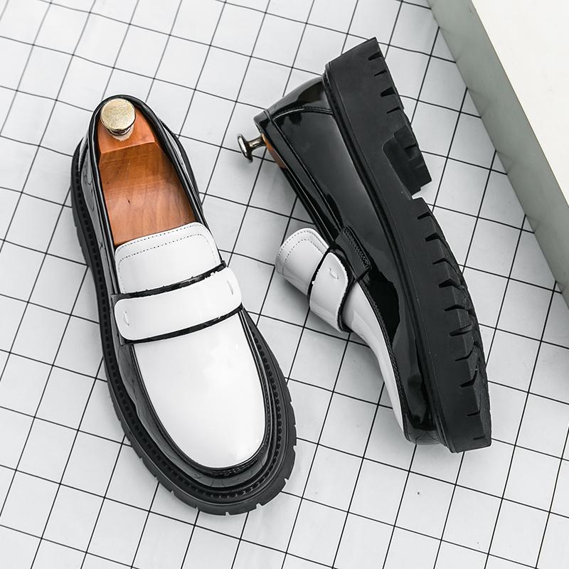 Модная мужская повседневная обувь из искусственной кожи, стильные мужские лоферы, удобные простые мокасины, дышащие слипоны, универсальная мужская обувь для вождения