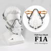 BMC F1A Full Face Mask CPAP Auto CPAP BiPAP Mask Wish Headgear for Sleep Apnea Snoring People