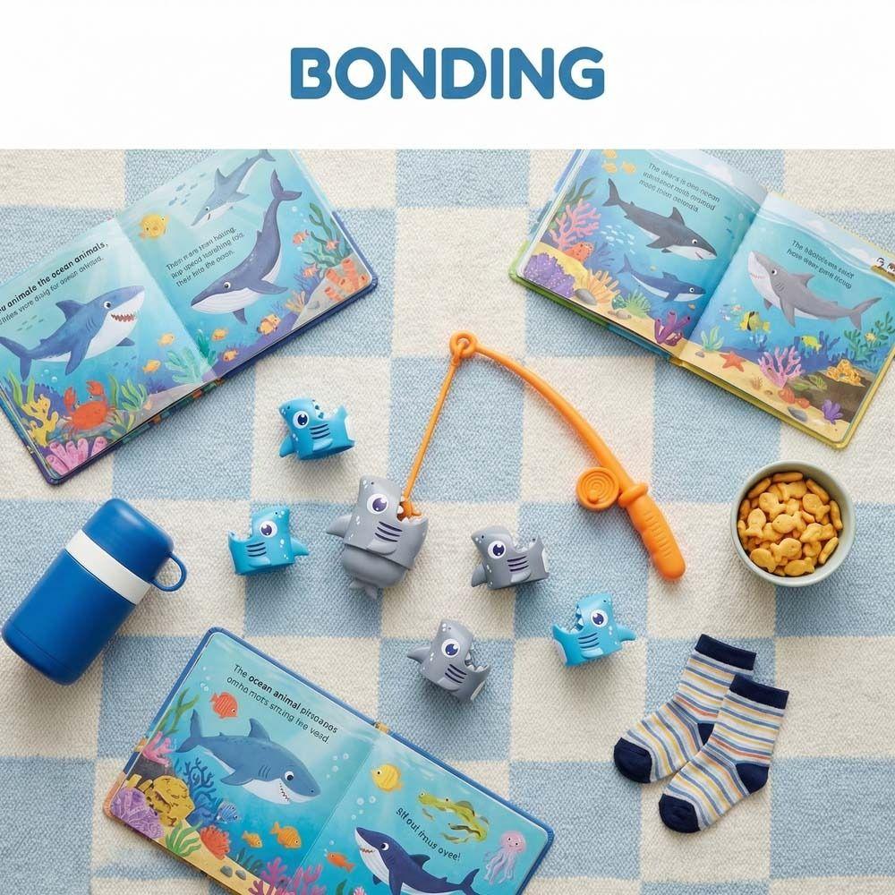 Fishing Rod Electric Fishing Toy Set Fishing Dish Fishing Game Toys  Halloween Birthday Gift