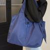 Nylon Cloth Foldable Hand Carry Shopping Bag New Simple and Portable Shoulder Tote Bag Large Capacity Messenger Bag